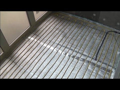 Видео: Теплый пол на балконе