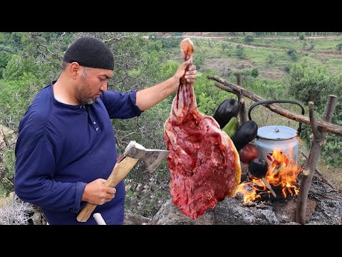Видео: БАРАНИНА ЗАПЕЧЕННАЯ в ЗЕМЛЕ | Mutton cooked on the ground |  Yashar Bek