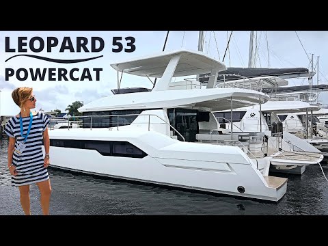 Видео: $ 1,300,000 2020 LEOPARD 53 POWER CATAMARAN Яхта ПРОГУЛКА И ТЕХНИЧЕСКИЕ ХАРАКТЕРИСТИКИ / LIVEABOARD