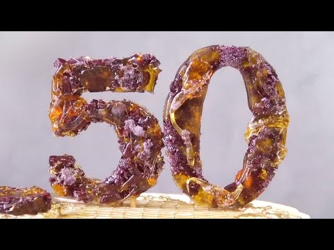 Видео: Эффектный недорогой декор из карамели Янтарные камни Spectacular decor made of caramel Amber stones