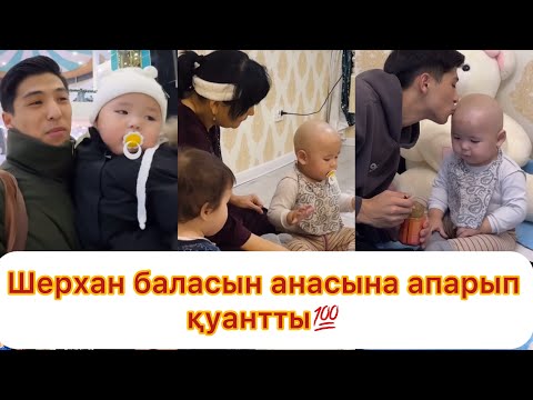 Видео: Шерхан баласын анасына апарып қуантты💯