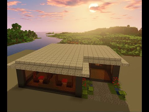 Видео: Как построить небольшой ресторан в Майнкрафт!