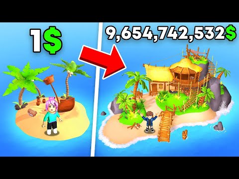 Видео: ПРОКАЧАЛ НЕОБИТАЕМЫЙ ОСТРОВ В РОБЛОКС И СТАЛ ТРИЛЛИОНЕРОМ!