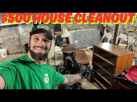 Видео: Уборка дома за 500 долларов. Вывоз мусора и металлолома
