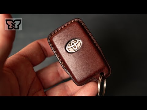 Видео: Smart key case DIY (Toyota Rav 4) / Чехол для брелока сигнализации Тойота Рав 4