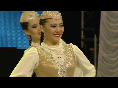 Видео: "Шалқыма" халық би ансамблі "Інжу маржан" биі