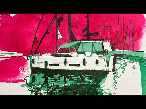 Видео: Чернила Малевич… идеальный материал для рисования! Часть 2