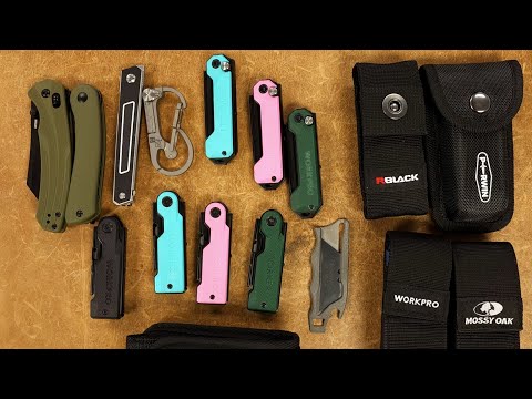 Видео: EDC-снаряжение недели (ножи, мультитулы и многое другое)