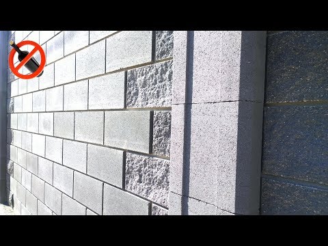 Видео: Камень француз, забор, нюансы кладки.