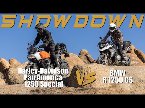 Видео: Противостояние: BMW R 1250 GS против Harley-Davidson Pan America 1250 Special