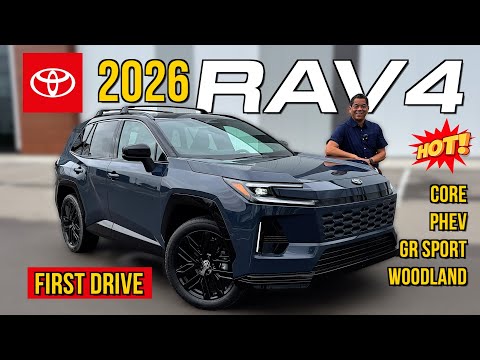 Видео: ПЕРВЫЙ ДРАЙВ Toyota RAV4 Hybrid 2026 года | Обновленный дизайн 5-го поколения + подробности о PHE...