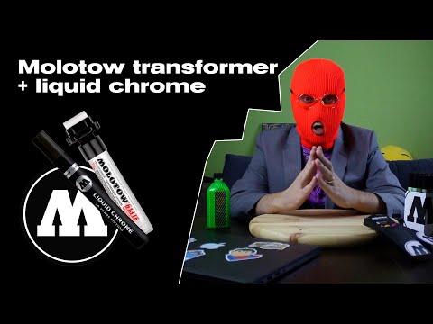 Видео: Все гениальное - просто. Molotow Transformer/Liquid Chrome