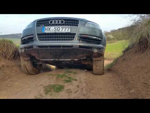 Видео: Audi Q7 Offroad вывешиваем по полной  Mammutpark