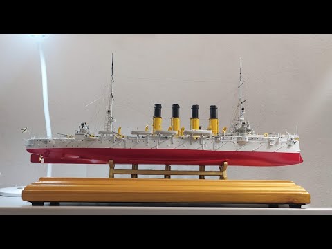 Видео: Крейсер Варяг Звезда 1:350. Часть 16. Заключительная часть постройки. Доделываю , что осталось.