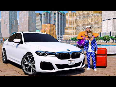 Видео: ОТЕЦ И СЫН В GTA 5 - УЛЕТЕЛИ С СЫНОМ В НЬЮ-ЙОРК! ВЗЯЛ BMW 530d В АРЕНДУ! ТАЙМС СКВЕР! 🌊ВОТЕР