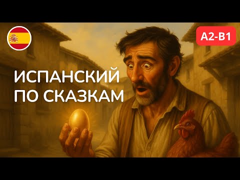 Видео: Простая сказка, чтобы вырабатывать привычку слышать испанский и не бояться его | Уровень A2–B1