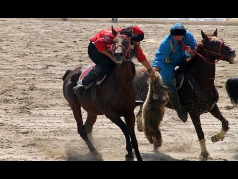 Видео: Қазақстан - Қырғызстан. қызықты сәттер.  Көкпар 2016. Финал. Кокпар. Казахстан. Кыргызстан