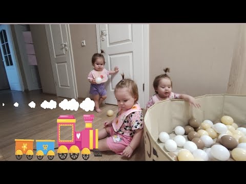 Видео: Будни тройняшек - милашек 💗💗💗.