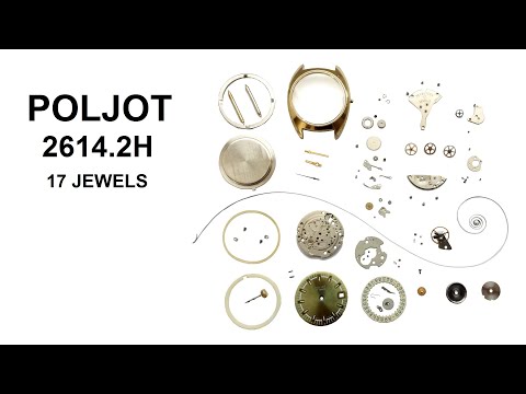 Видео: Часы Полёт 2614.2Н - сборка. Uhr POLJOT - Zusammenbau. (pt2/2)