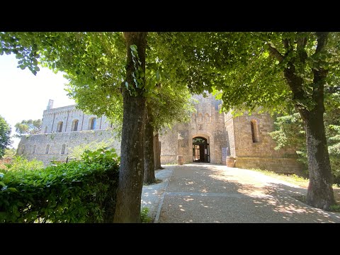 Видео: Италия. Тоскана. Вино Благородное Монтепульчано. Замок. Хрустальный пол.