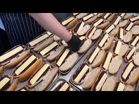 Видео: Приготовление вкусного хлеба из багета с маслом - корейская уличная еда
