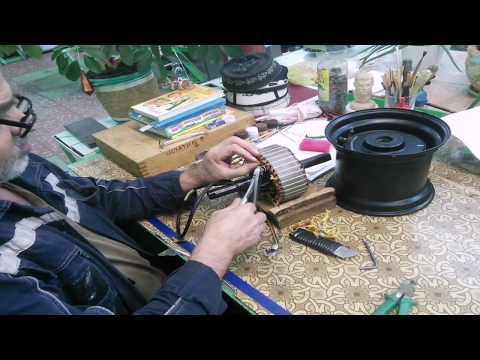 Видео: Перемотка мотор колеса электросамоката citycoco