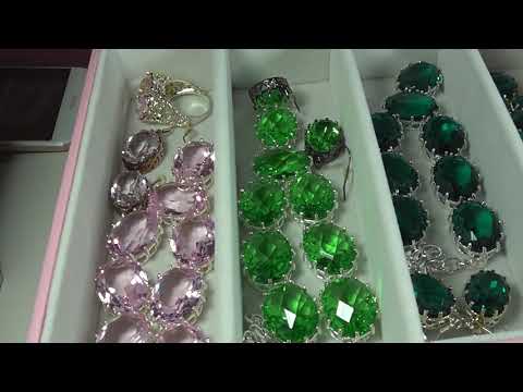 Видео: Бижутерия с Алиэкспресс / красивые ожерелья / браслеты / серьги / кулоны / кольца 33
