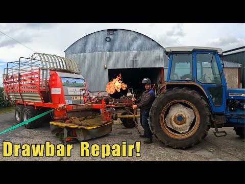 Видео: Ремонт тягового бруса и гидротарана на ZERO GRAZER. #инженерное дело #мастерская #сельское хозяйс...