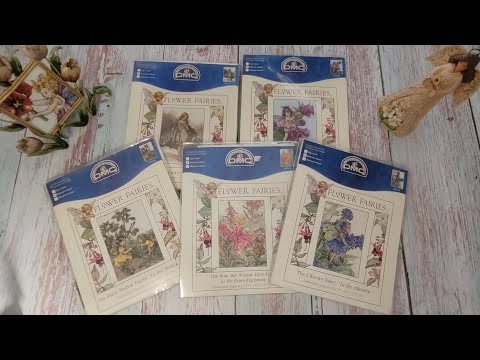 Видео: Моя коллекция наборов для вышивки Flower Fairies