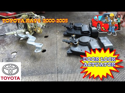 Видео: Замена привода дверного замка Toyota RAV4