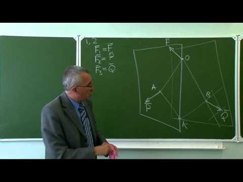 Видео: Статика. Приведение к 2м силам. Лекция (16)