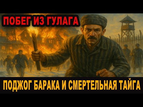 Видео: Как Заключённые Сожгли Барак и Сбежали из Архангельского ГУЛАГа