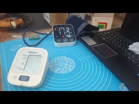 Видео: говорящий тонометр из китая и японский OMRON