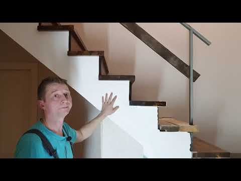 Видео: Косоур из гипсокартона. Лестница на металлокаркасе.
