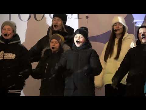 Видео: Капелла Дмитрия Железнова. Праздничный концерт у Главной новогодней ёлки в г.Казани - 05.01.2025 г.