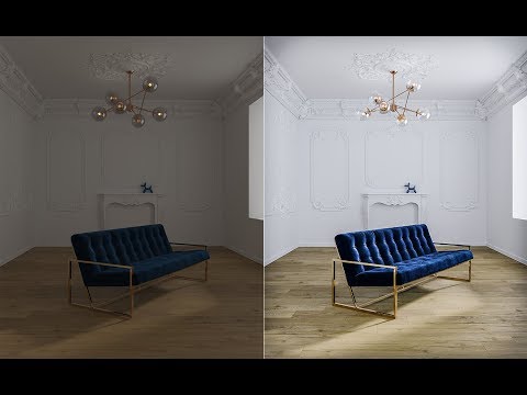 Видео: 3DS max + Corona renderer - постобработка.