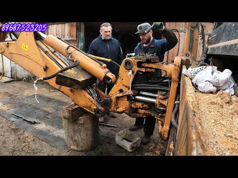 Видео: Снятие поворотной тумбы на Case 695 Super R