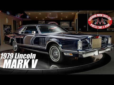 Видео: Lincoln Continental Mark V 1979 года выпуска продаётся в Vanguard Motor Sales #0571