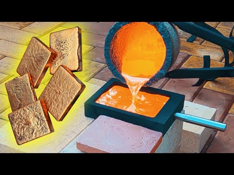 Видео: 🔥5КГ МЕДИ в СЛИТКИ🔥. Закрытие плавильного сезона 2021🔥