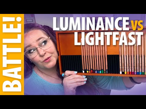 Видео: Яркость против светостойкости [ЛУЧШИЕ цветные карандаши]
