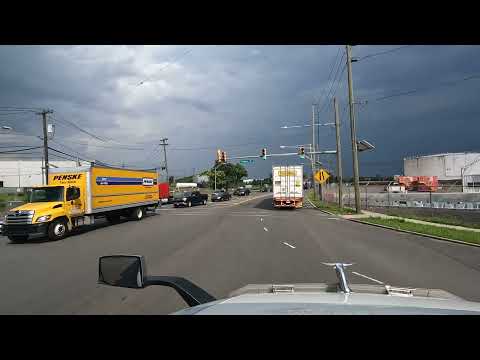 Видео: Дальнобой по Америке.Из Пенсельвании  в Нью Джерси