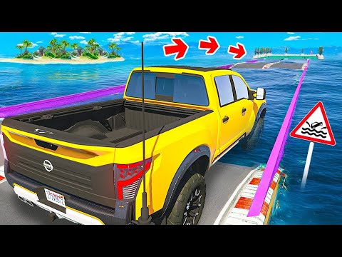 Видео: СМОЖЕТ ЛИ ГИГАНТСКИЙ NISSAN TITAN ПРОЕХАТЬ ГЛУБОКУЮ ЯМУ С ВОДОЙ В ГТА 5 ЭКСПЕРИМЕНТЫ В GTA 5