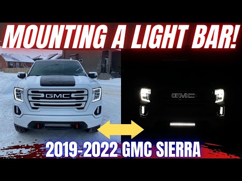 Видео: Идеальная установка штатной световой панели на GMC Sierra AT4 2019-2023 годов, Denali! Не подлежи...