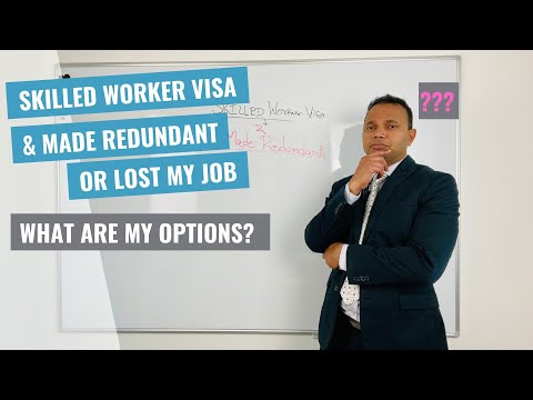 Видео: Что мне делать, если меня сократили, и я потерял работу, находясь на визе квалифицированного спец...