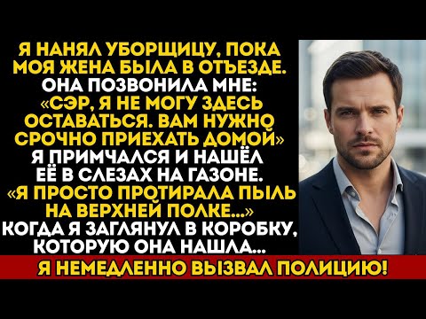 Видео: Я НАНЯЛ УБОРЩИЦУ, ПОКА ЖЕНЫ НЕ БЫЛО ДОМА. ОНА ПОЗВОНИЛА В УЖАСЕ: «ВЫ ЗНАЕТЕ, ЧТО Я НАШЛА?!»