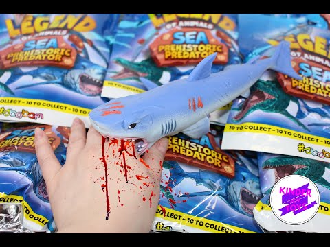 Видео: МОРСКИЕ ДОИСТОРИЧЕСКИЕ ХИЩНИКИ. Ужасные-зубастые игрушки! От Сбабам!