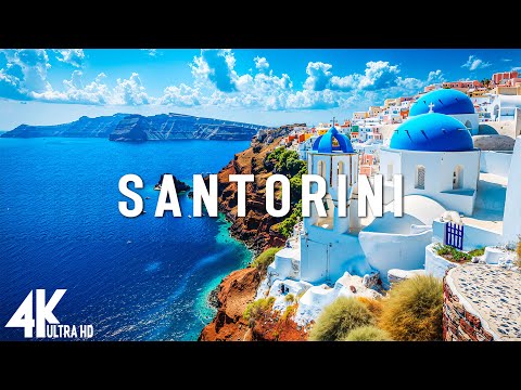 Видео: ИССЛЕДУЯ САНТОРИНИ 4K UHD • Кикладский рай • Релаксационный фильм с прекрасной успокаивающей музыкой