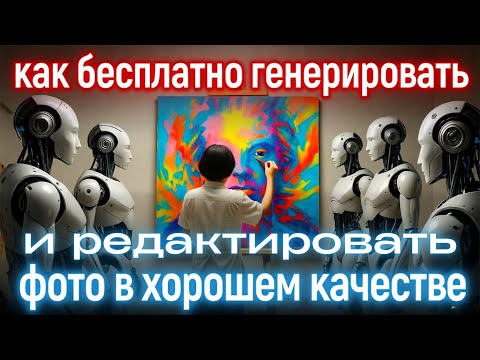 Видео: Как бесплатно генерировать качественные фото в нейросети. Как редактировать фото и добавлять объекты