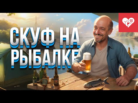 Видео: Скуф пытается отдохнуть от надоедливой жены на рыбалке | Скуф на рыбалке
