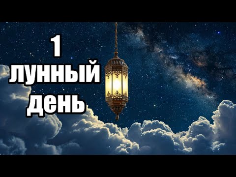 Видео: НОВОЛУНИЕ - 1 ЛУННЫЙ ДЕНЬ